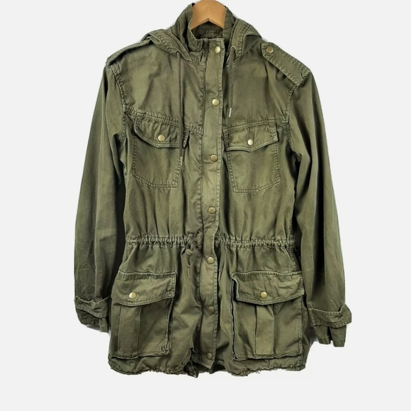 Talula Aritzia Olive Army Green Trooper Jacket - Picture 4 of 9